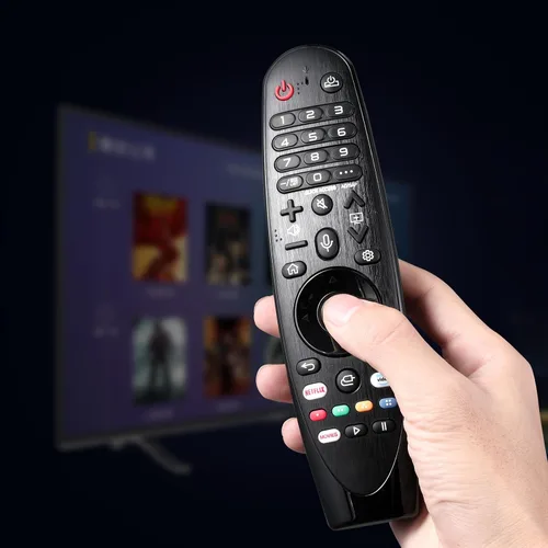 Vista 4 de Voice Magic - Control remoto para LG TV, control remoto universal para LG TV, Nanocell Webos, UHD, OLED, LED, LCD, HD, Smart TV, con puntero