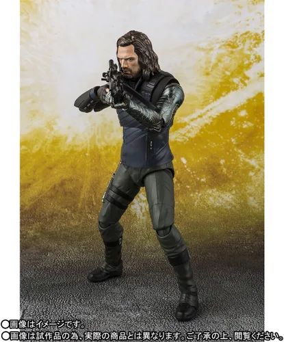 Vista 4 de TAMASHII NATIONS S.H. Figuarts Bucky & Tamashii Efecto Impacto Vengadores Infinity War