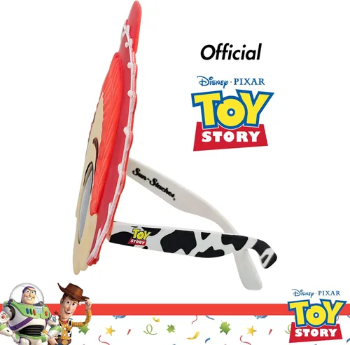 Vista 4 de Sun-Staches Gafas de sol oficiales de Toy Story de Disney Máscara de accesorio para disfraz de Woody, Buzz, Jesse o Forky