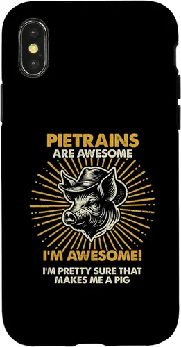 Vista 5 de iPhone 12 mini Pig Dad Mom Awesome - Caso de criador de granjeros Pietrains