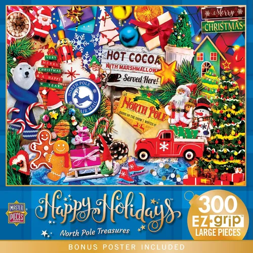 Vista 18 de MasterPieces Rompecabezas de Navidad EZ Grip de 300 piezas - Away in a Manger - 18 x 24 pulgadas