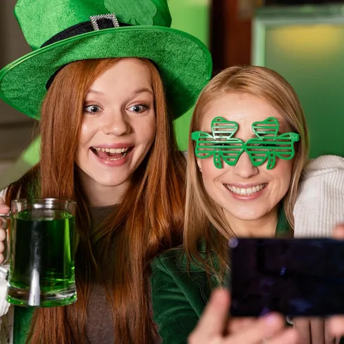 Vista 4 de 12 lentes de plástico para ojos, juego de gafas, regalos de fiesta para niños y adultos, celebración de vacaciones, cumpleaños, boda, disfraces