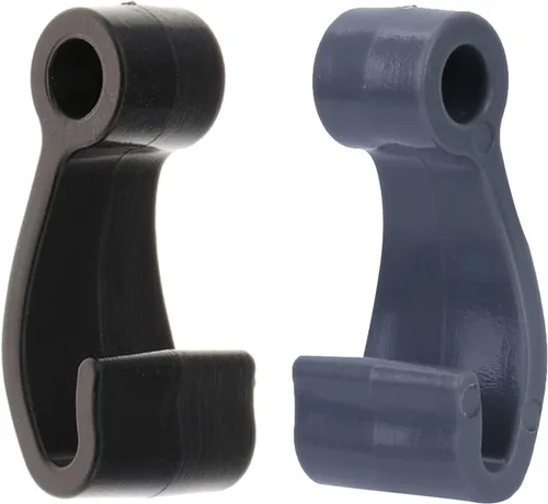 Vista 2 de Ganchos de cuerda de plástico con clip en forma de J para barco inflable, balsa de pesca, cubierta de barco marino, fácil de usar, ganchos J