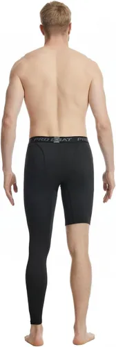 Vista 2 de Pantalones deportivos ajustados de una sola pierna de baloncesto para hombre, pantalones de compresión de 12 de una pierna, ropa interior atlética