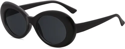 Vista 3 de SojoS Clout SJ2039, lentes de sol modelo ovalado de estilo clásico, inspirados en Kurt Cobain.