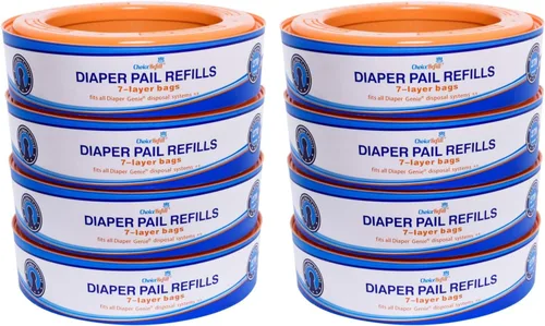 Vista 4 de ChoiceRefill Compatible con cubos Diaper Genie, paquete de 4, 1300