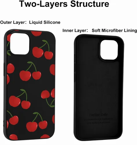 Vista 6 de Funda de silicona líquida compatible con iPhone 11 Pro Max, funda de protección suave a prueba de golpes, soporte de carga inalámbrica