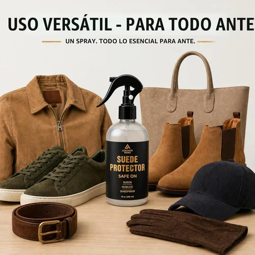 Vista 5 de Protector de gamuza compatible con botas Ugg (10 onzas) – Spray impermeabilizante para botas de gamuza, zapatos, chaquetas, accesorios – Spray