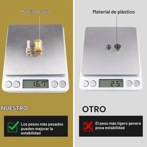 Vista 5 de 4 extensiones de cubos de rueda de latón RC de 0.472 pulgadas, espaciadores de rueda, adaptador de unidad hexagonal para 1/10 RC Crawler Axial SCX10