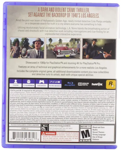 Vista 2 de L.A. Noire - PlayStation 4