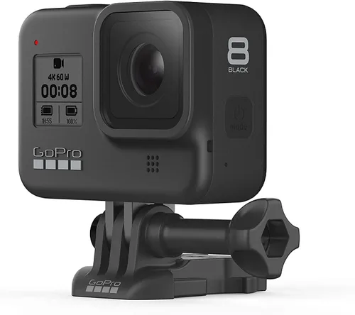 Vista 10 de GoPro HERO8 Black - Cámara de acción impermeable con pantalla táctil 4K Ultra HD Video 12MP Fotos 1080p Estabilización de transmisión en vivo