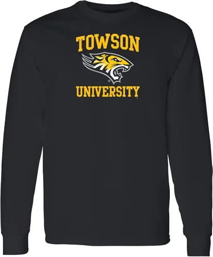 Vista 72 de NCAA oficial de College – University Team Color Arco Logo Manga Larga