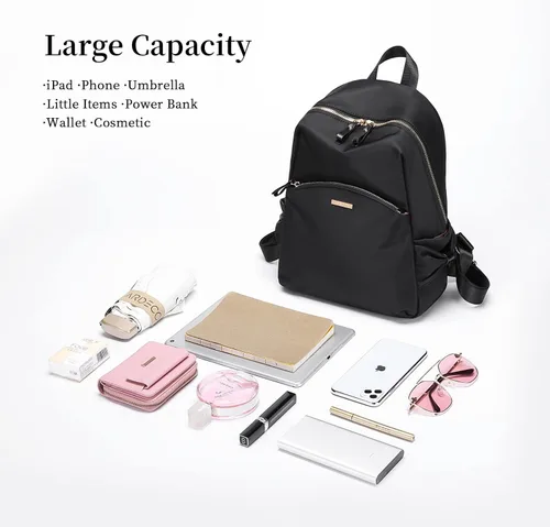 Vista 2 de GOLF SUPAGS Elegante mochila para mujer, mochila casual de viaje, mini mochila, bolso de nailon