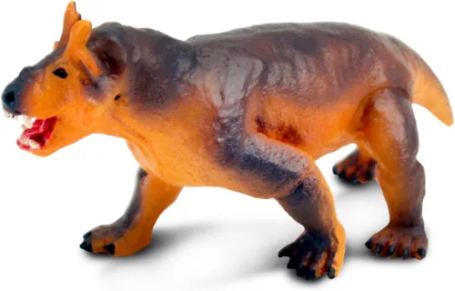 Vista 3 de Safari Ltd. Estemmenosuchus Figura detallada de modelo de 4.5 pulgadas, juguete educativo para niños, niñas y niños a partir de 3 años