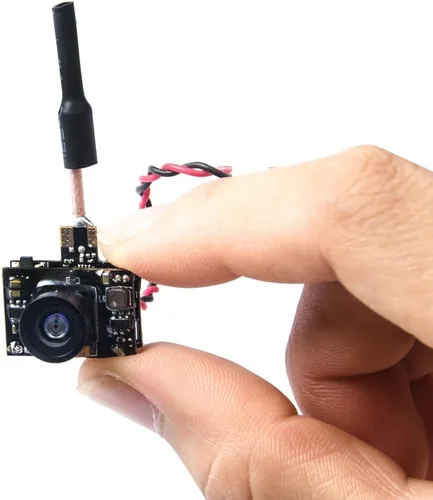 Vista 5 de AKK BA3 5,8 G 40 CH VTX 0/25 mW/50 mW/200 mW Transmisor y cámara FPV Micro AIO de 600TVL con CMOS 1/3 para dron FPV como Tiny Whoop, Blade