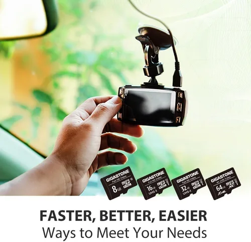 Vista 6 de GIGASTONE Tarjeta Micro SD de 32 GB, paquete de 10 unidades, video Full HD, cámara de seguridad de vigilancia con cámara de acción, 90 MB/s Micro