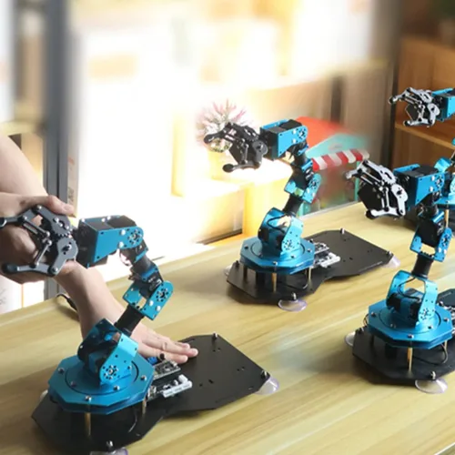 Vista 9 de Hiwonder xArm ESP32 - Robot robótico de código abierto compatible con programación MicroPython con sensores para kit de desarrollo secundario