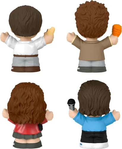 Vista 5 de Little People Collector Seinfeld TV Series Edición especial en caja de regalo para adultos y fanáticos, 4 figuras