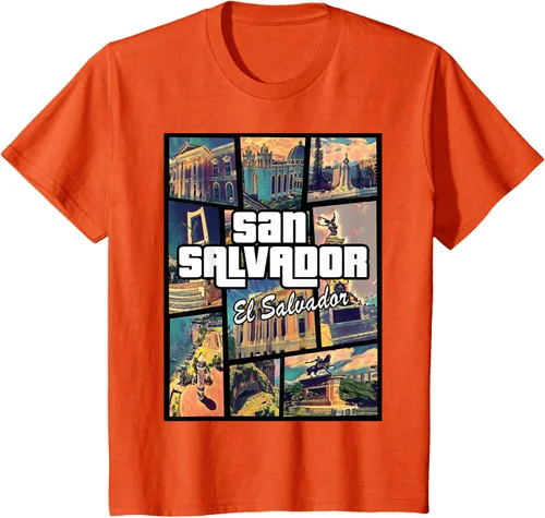 Vista 35 de Camiseta Orgullosa de San Salvador Capital El Salvador