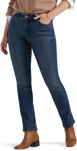 Vista 7 de Lee Jeans de pierna recta Ultra Lux Comfort con Flex Motion para mujer Negro