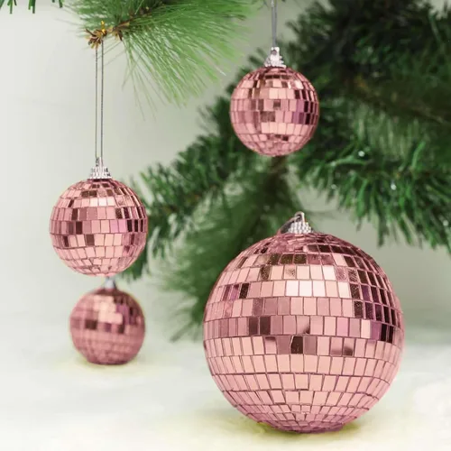 Vista 21 de Efavormart - 6 espejos de cristal de oro rosa de 2 pulgadas, decoración de fiesta de discoteca para bodas, eventos, fiestas de cumpleaños