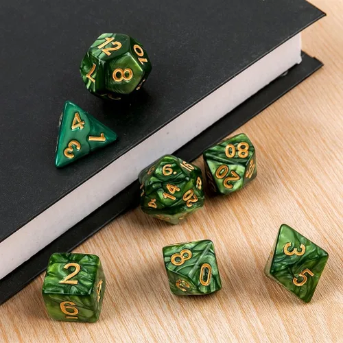 Vista 3 de 25 juegos de dados DND dados poliédricos dados de mazmorras y dragones dados para rodar para juegos de rol MTG juegos de mesa dados al por mayor