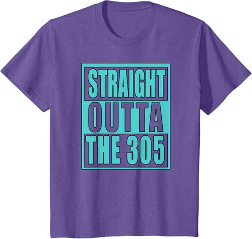 Vista 14 de Miami Straight Outta The 305 Funny South Florida Fan - Camiseta