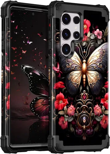 Vista 70 de Casetego Funda para Galaxy A16 5G, Tres Capas de Alta Resistencia Robusta a Prueba de Golpes, Protección Completa Rugosa de PC Duro + Parachoques