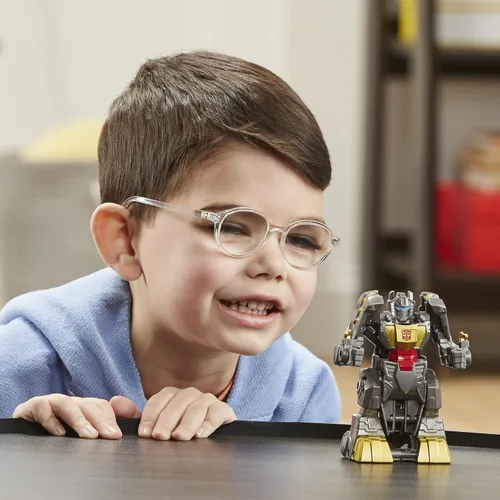 Vista 6 de Transformers Classic Heroes Team Grimlock - Juguete de conversión de 4.5 pulgadas, figura de acción para niños a partir de 3 años
