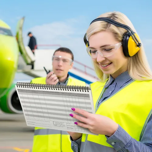 Vista 5 de Fuyoooo Amt Logbook 11 x 6.5 Inch for Maintenance Technicians, Ia Qualified Mechanics