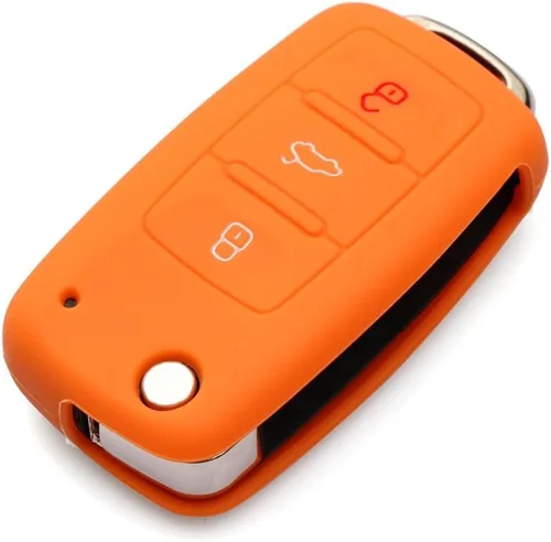 Vista 3 de 9 MOON cobertor de silicona para llave control remoto de silicona, para VW Volkswagen nuevo, Negro