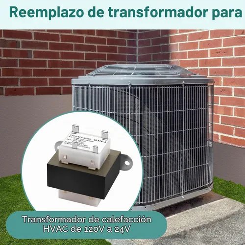 Vista 4 de 4011F-3 Transformador de 120 V a 24 V 40VA compatible con equipos de horno/HVAC, transformador de 24 voltios para horno HVAC 40VA
