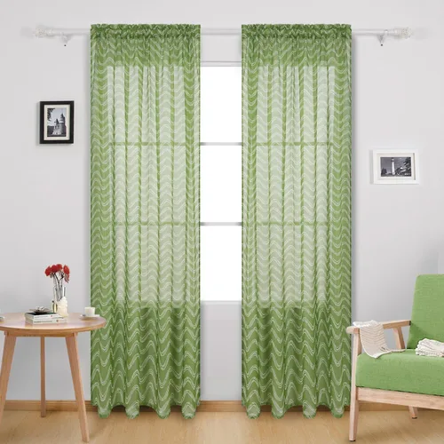 Vista 18 de Deconovo - Cortinas opacas para oscurecer la habitación, con aislamiento térmico, cortinas con ojales Rosa