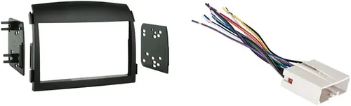 Vista 3 de Metra 95-7320 Kit de tablero de instalación doble DIN para Hyundai Sonata 2006-2008 - Negro