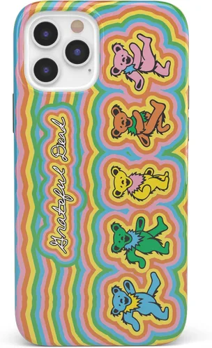 Vista 26 de Funda Casely para iPhone 11 Pro Max Arte del Caos Calavera de Grateful Dead Diseño Clásico Ultra Delgado
