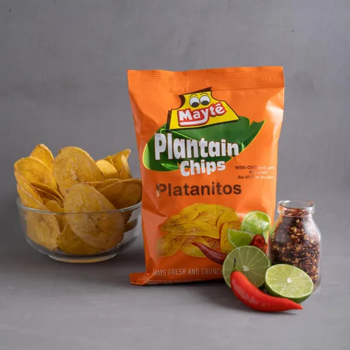 Vista 6 de Mayté Chips de plátano – Limón chile, 30 paquetes individuales (3 onzas cada uno) – Sin OMG, sin gluten, aperitivos saludables – Sin conservantes ni