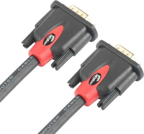 Vista 6 de Cable VGA a VGA HD15 para monitor con ferritas macho a macho-25 pies