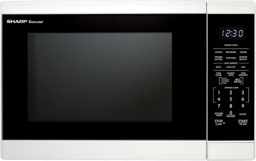 Vista 18 de SHARP Horno microondas para encimera con plato giratorio extraíble de 12.4 pulgadas, 1100 vatios, 1.4 pies cúbicos, color negro
