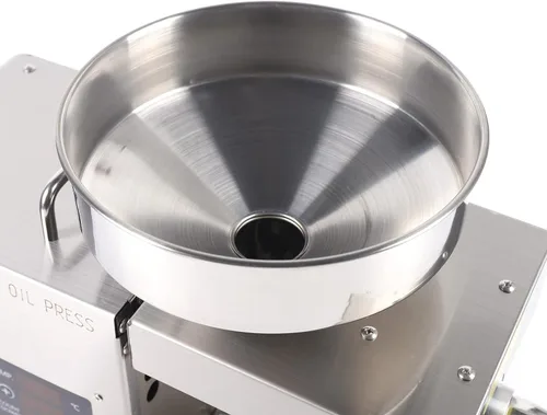 Vista 6 de Máquina de prensa de aceite automática comercial, acero inoxidable automático, extractor de prensa de aceite, aceite orgánico para aguacate, coco