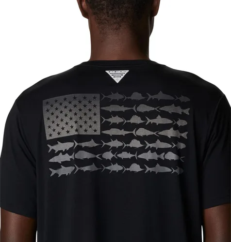 Vista 5 de Columbia Camiseta de manga corta PFG Fish Flag Tech para hombre
