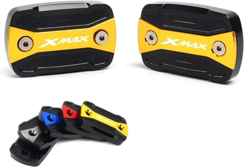 Vista 3 de Tapa de la cubierta del depósito del líquido de la tapa del freno delantero del CNC de la motocicleta para Yamaha X-MAX Xmax 300 Xmax 300 2017 2018