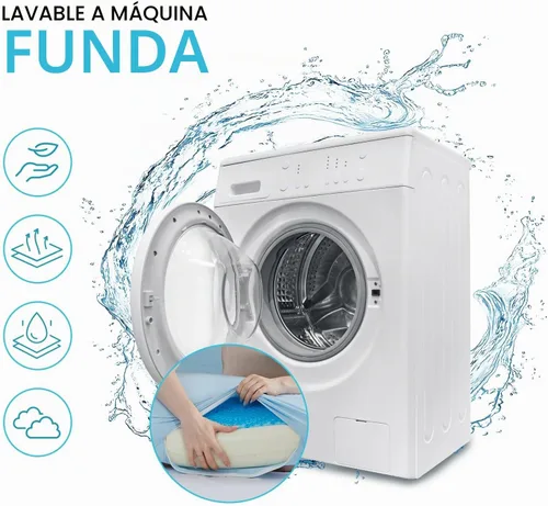 Vista 7 de SAPHREAS Almohada de espuma viscoelástica refrescante de gel para dormir de lado, espalda y boca abajo para dormir, almohada de cama fresca