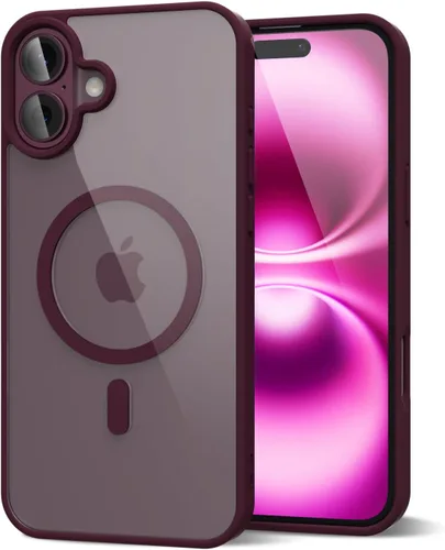 Vista 40 de oakxco Funda magnética transparente compatible con Magsafe, bonita funda delgada y transparente de poliuretano termoplástico no amarillenta, carcasa