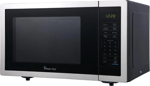 Vista 2 de Microondas de encimera de 900 vatios de 0.9 pies cúbicos con toque digital