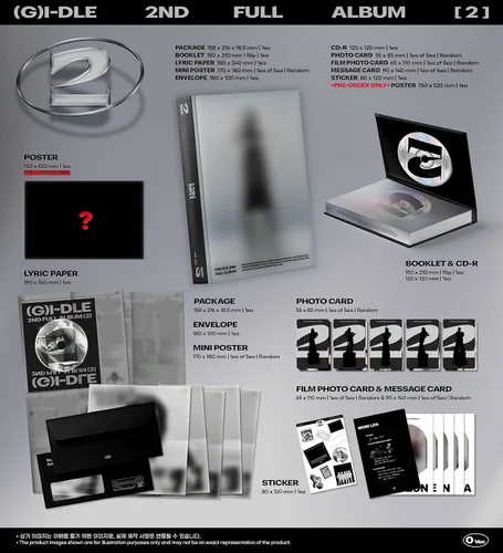 Vista 2 de DREAMUS (G) I-DLE 2 Contenido del segundo álbum+tarjeta fotográfica+seguimiento sellado GIDLE GI-DLE (conjunto estándar (0+1+2))