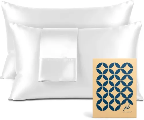 Vista 22 de Pure Bedding Sábanas de satén de lujo para cama individual de hotel, juego de sábanas de microfibra extra suave de 1800, resistente a las arrugas, a