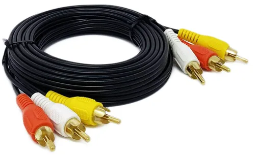 Vista 8 de Cable de audio y vídeo RCA bañado en oro M/Mx3, por iMBAPrice