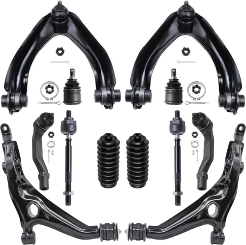 Vista 37 de Detroit Axle - Kit de extremo delantero para Hyundai Sonata XG350 XG300 Kia Optima, 2 brazos de control superiores con juntas de bola, 2 brazos