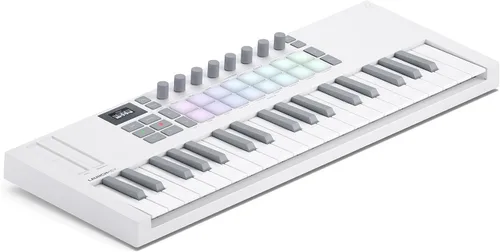 Vista 12 de Novation Launchkey 25 MK4 - Controlador de teclado compacto de 25 teclas, USB, MIDI con integración DAW. Modo acorde, modo de escala, 8 almohadillas