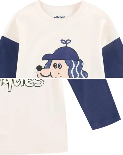 Vista 4 de MILKMILE LOLO 2T-15Y Toddler Kids Babyboys Babygirls Boys Girls Unisex 100%Cotton Stripe Pattern Longsleeve Outfitsets